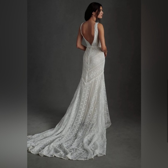 BHLDN Anthropology Rish Lola Gown, Size O - Picture 4 of 8